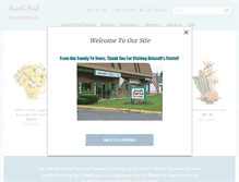 Tablet Screenshot of driscollflorist.com